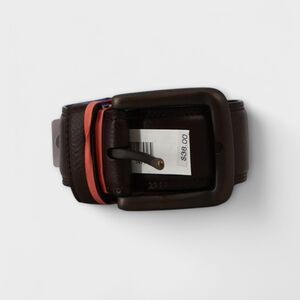 Columbia Leather 1.25" Belt Nickel Buckle Size Small (30-32) Brown